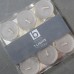 Broste Candles - Box of 9 x 4 Hour Dove Grey Tealights